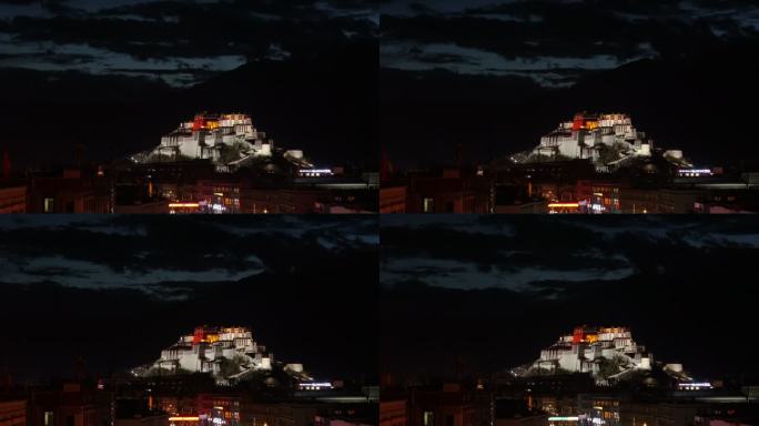 拉萨布达拉宫延时