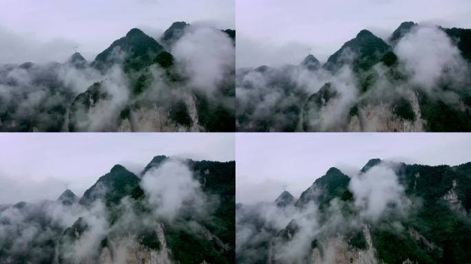 宜昌三峡山区云雾