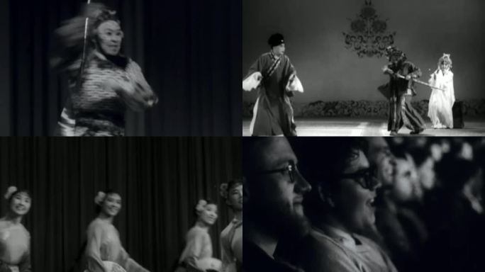 1955年 中国艺术团在英国演出
