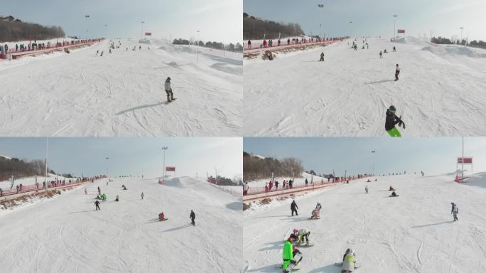 冬季 滑雪场 滑雪 冰雪 雪地