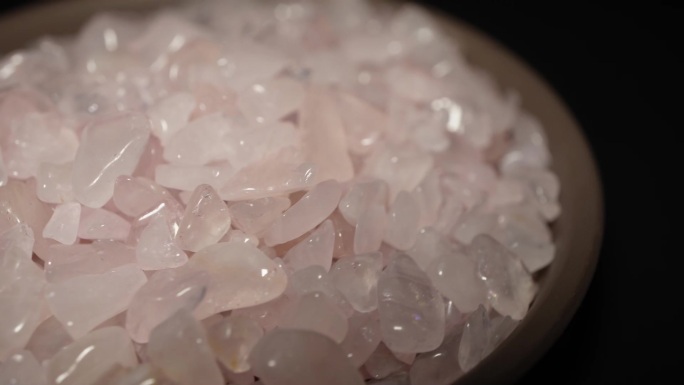 粉水晶能量石矿石水晶矿