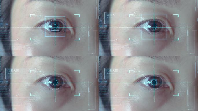 科技眼睛虹膜识别AE模板