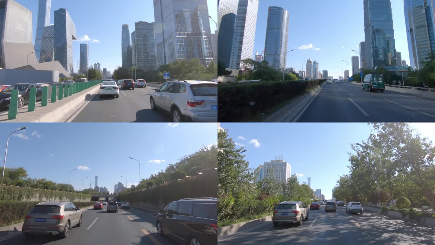 北京开车第一视角 东三环 开车主观
