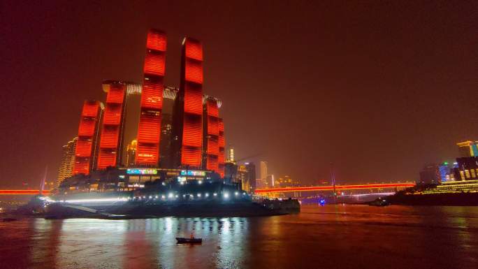 来福士 夜景