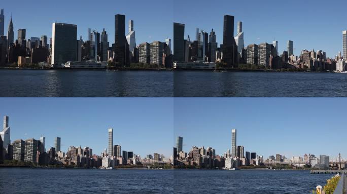 美国曼哈顿海边风景