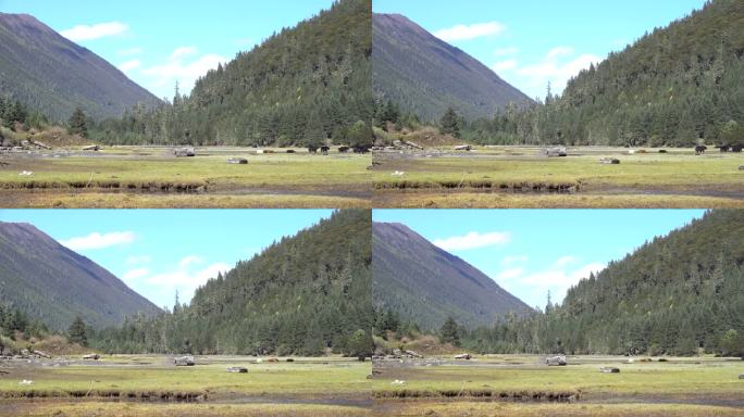 自然风光 治愈心灵 风轻云淡 高山 湖水