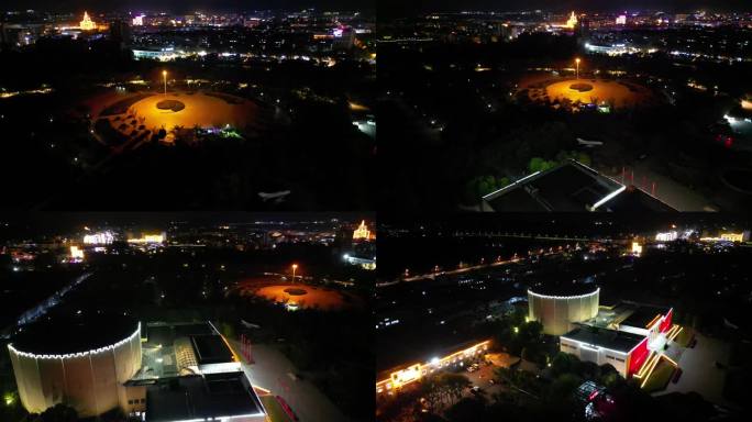 台儿庄战役纪念馆夜景-2