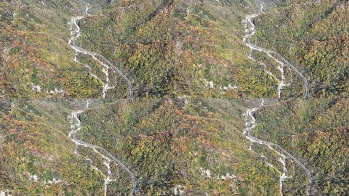 4k秦岭鸡窝子航拍