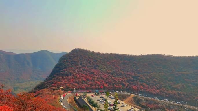 实拍山川公路素材