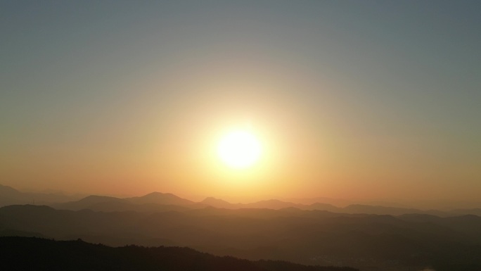 太阳东升西落朝霞黄昏