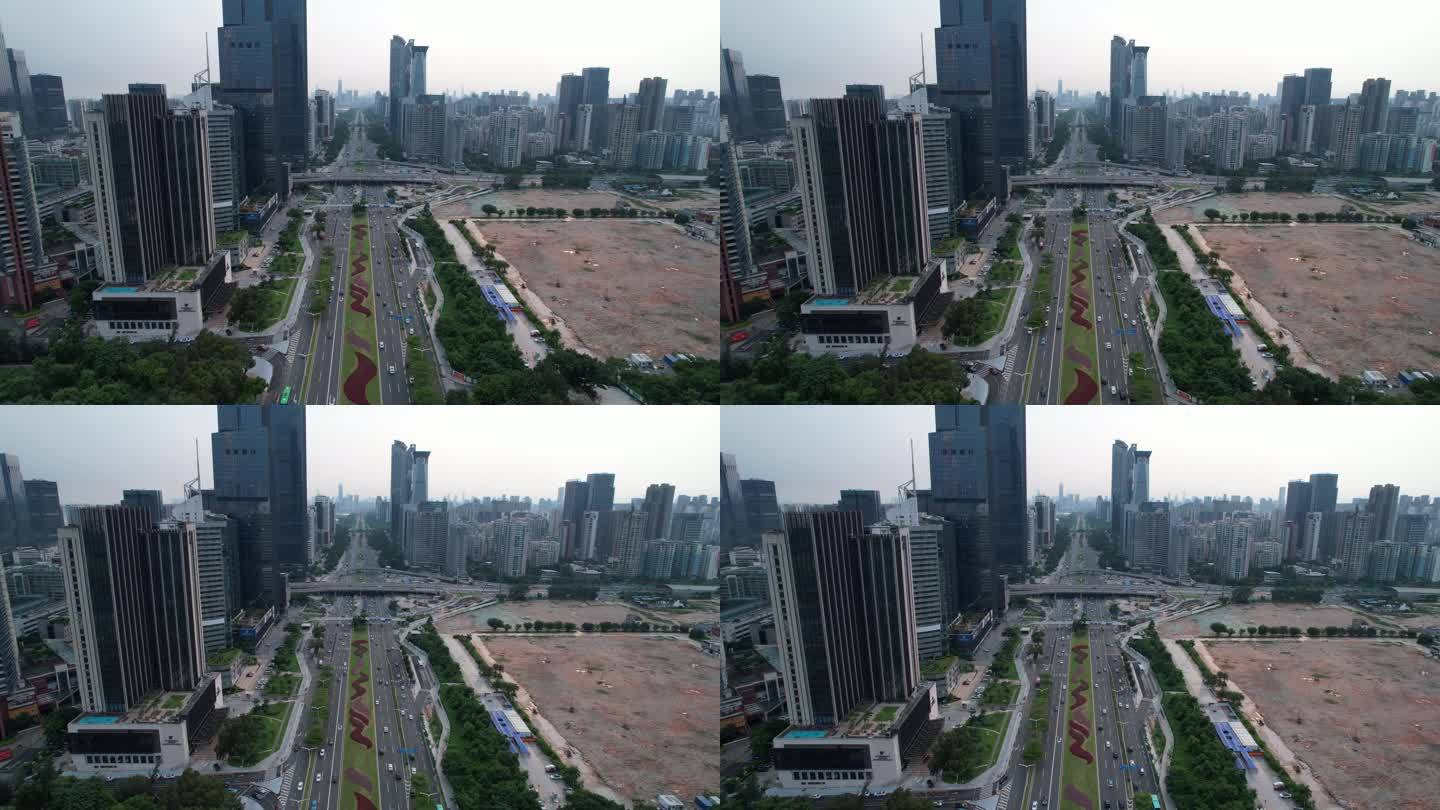 深圳香蜜湖路和深南大道交通