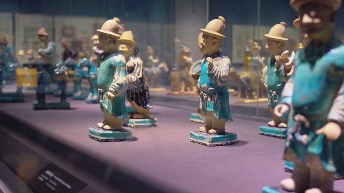 古代陶俑彩陶展览展示
