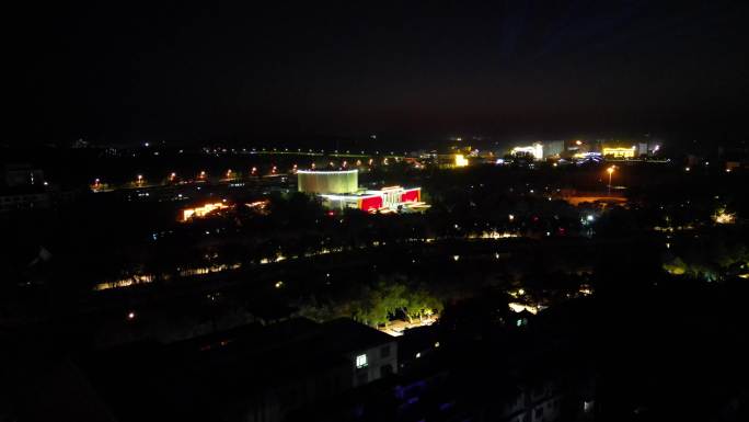 台儿庄战役纪念馆夜景-1