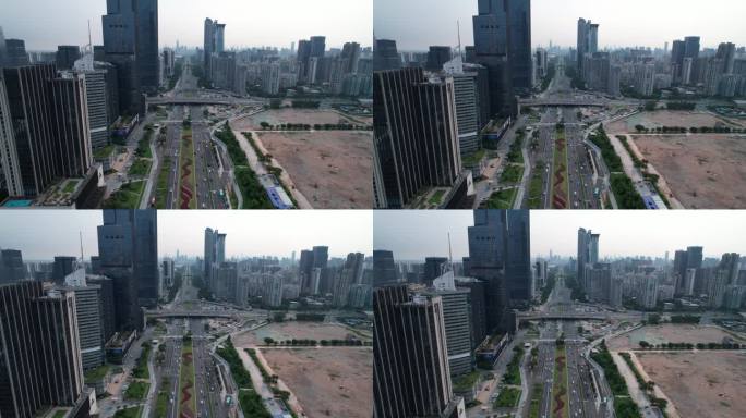 深圳香蜜湖路和深南大道交通