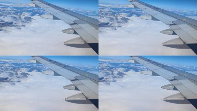商用飞机 云景 窗户 自然之美 美丽 飞