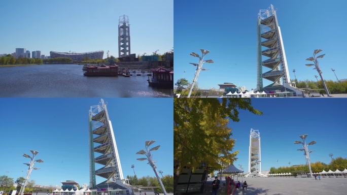 北京标志建筑奥林匹克奥运玲珑塔