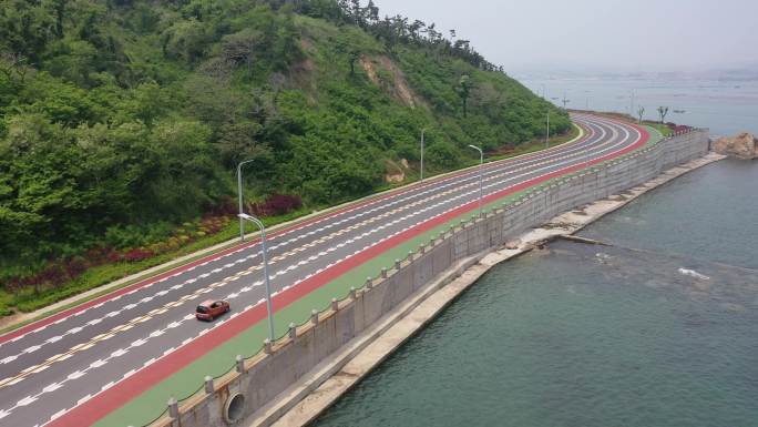 威海荣成网红海边公路