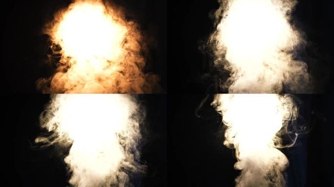 烟雾升腾烟雾弥漫烟雾灯光烟雾升起浓烟滚滚