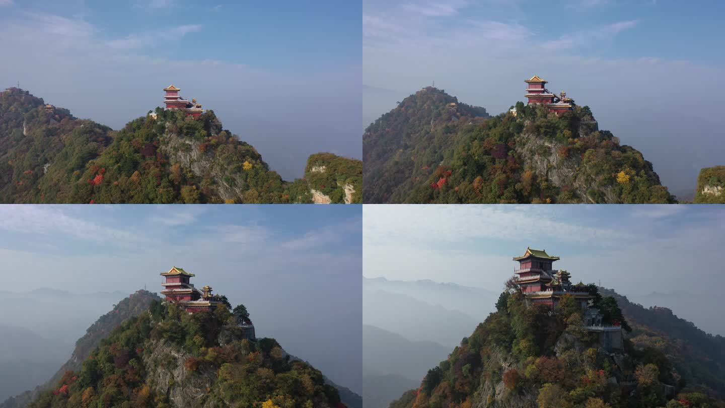 秦岭 翠华山 航拍 终南山 生态 自然