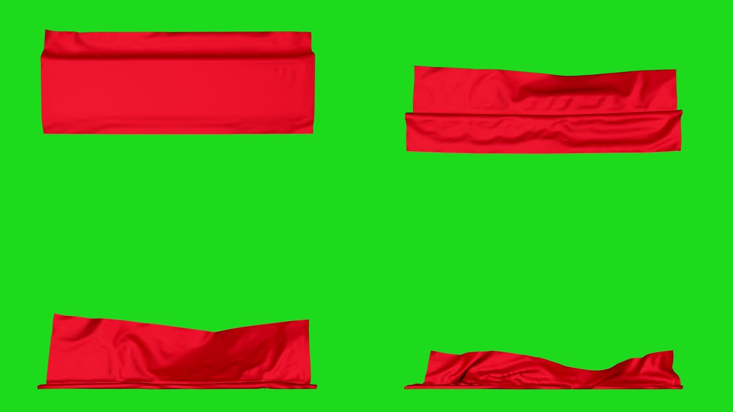 红布开幕素材红绸揭幕红布掀起吹开转场C4D红布动画模型-广告场景模型库-Cinema 4D(.c4d)模型下载-cg模型网