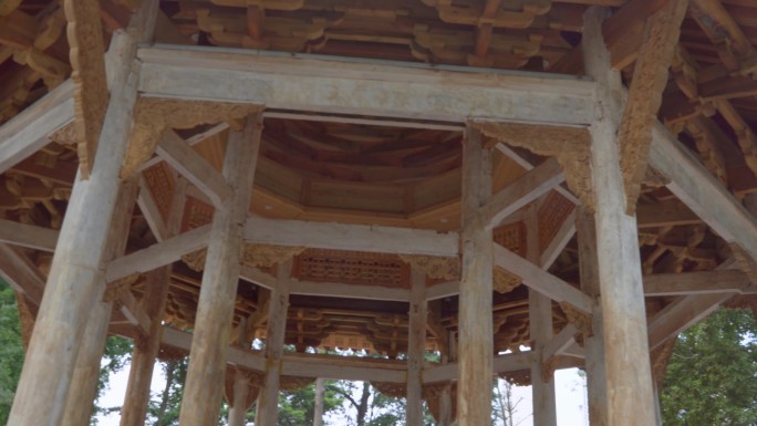 木结构建筑  卯榫斗拱