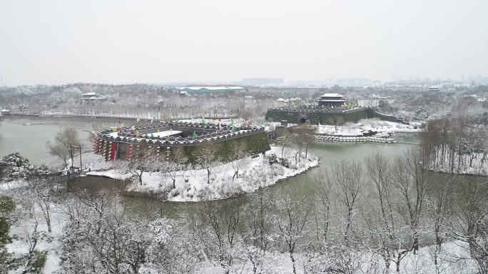 扬州宋夹城雪景