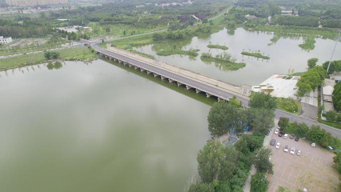 4K黄河大堤十八门闸水利工程