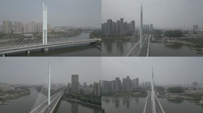 滕州解放大桥航拍-log