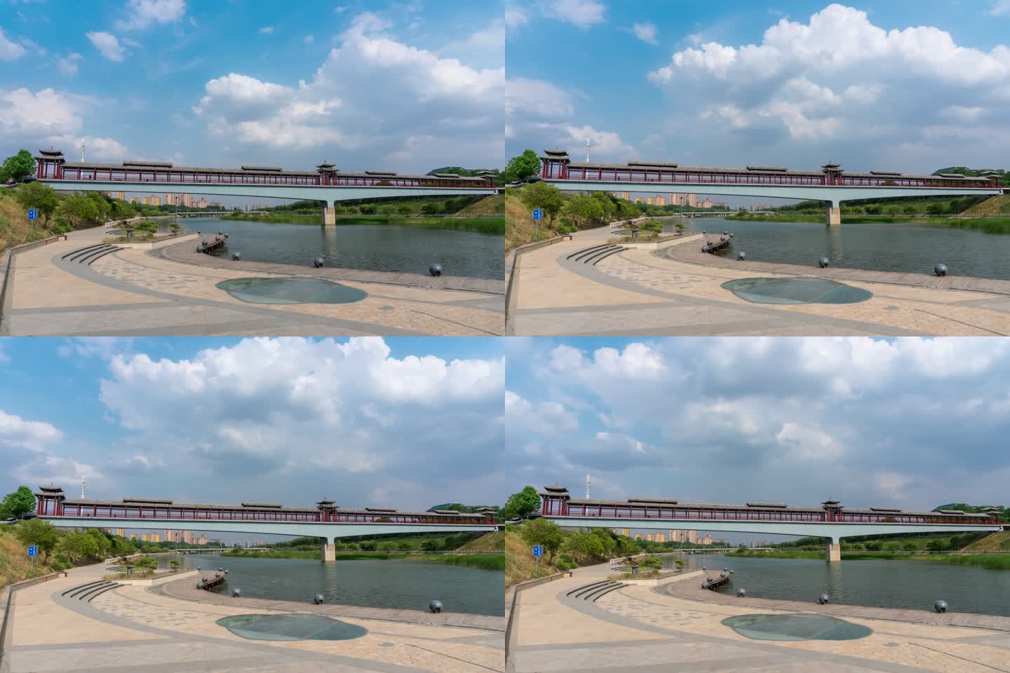 6K HDR 禹州风雨廊桥延时摄影