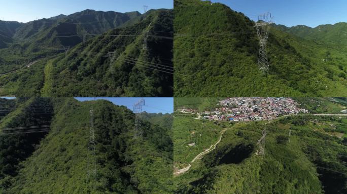 电塔 铁塔 高压电台 电力  电网 电线