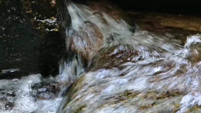 林间小溪泉水叮咚旷谷溪流