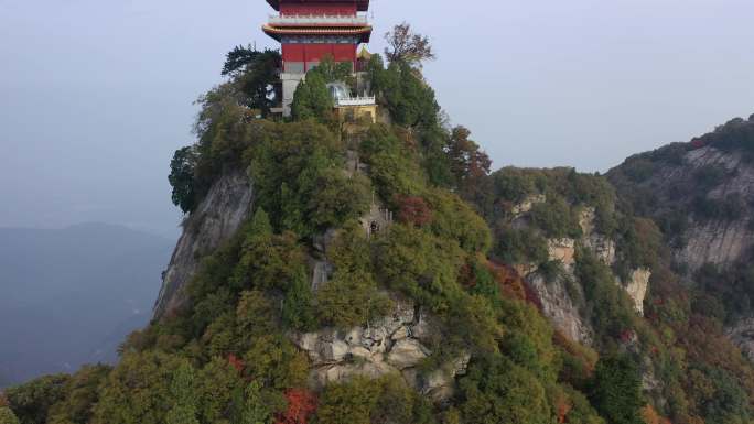 秦岭 翠华山 航拍 终南山 生态 自然