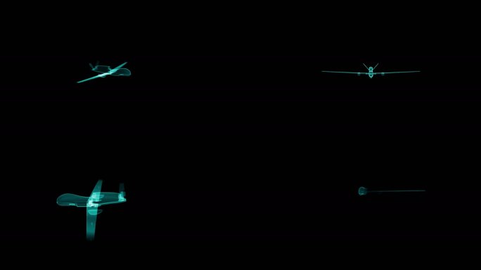 4款全球鹰无人机（视频包） 军用无人机