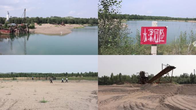 检查砂石厂 河道