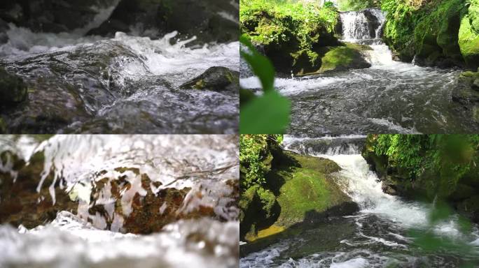 溪流小河流河水河流山水白酒溪流山泉水白酒