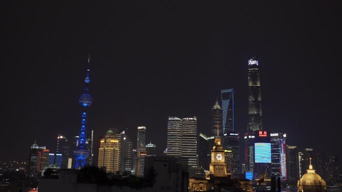 上海外滩夜景雨景50帧2