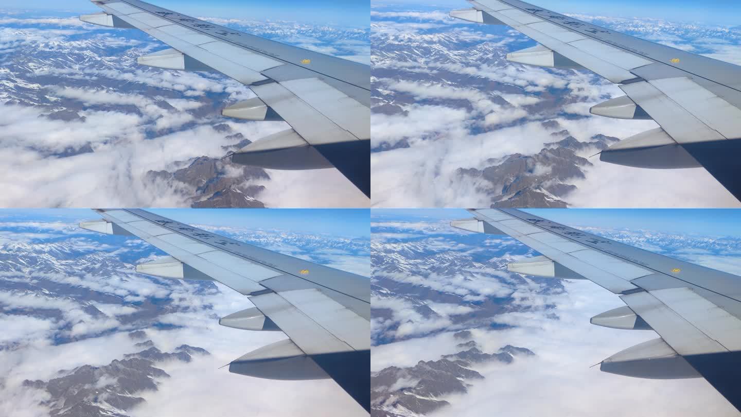 商用飞机 云景 窗户 自然之美 美丽