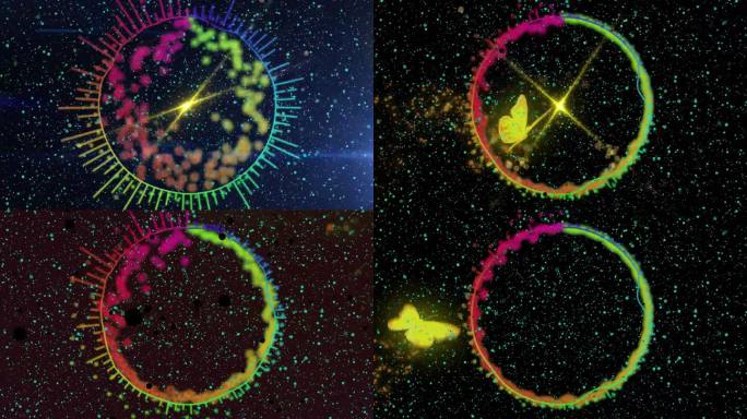 音乐动感闪烁素材