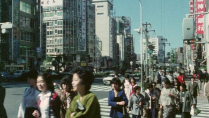 七八十年代的日本 东京街头