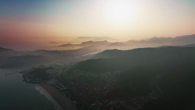 海边日落场景