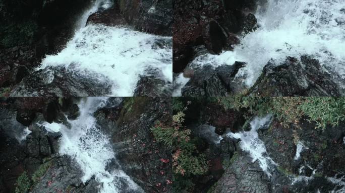 山中的溪流瀑布  叠溪翠 龙苍沟 小瀑布