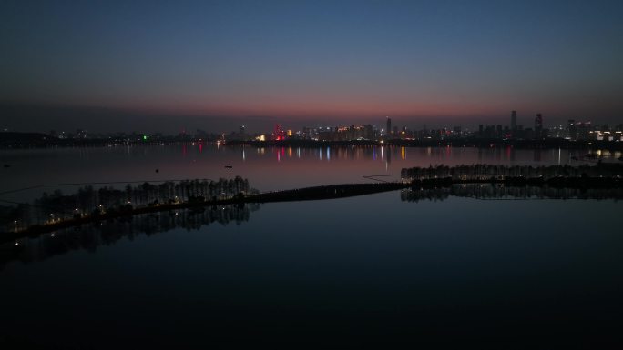 【御3航拍】东湖绿道夜景