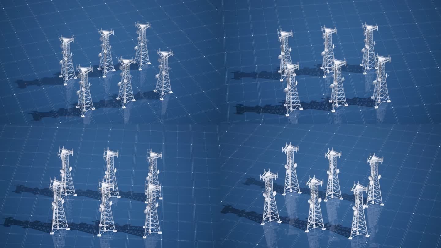 【4k】科技信号发射塔1