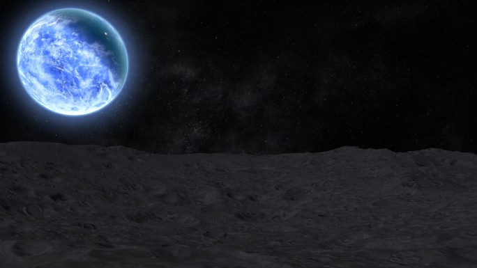 地球月球背景视频