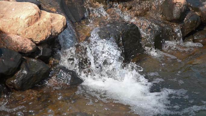 溪流 流水 空镜 升格