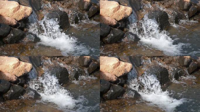 溪流 流水 空镜 升格