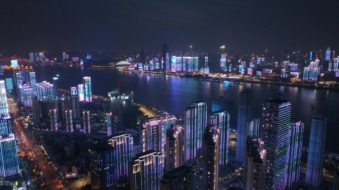【御3航拍】武汉繁华夜景2022