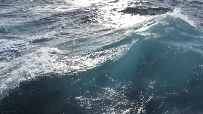 【4K】海浪 波涛汹涌的海面