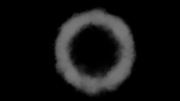 圆形烟雾环