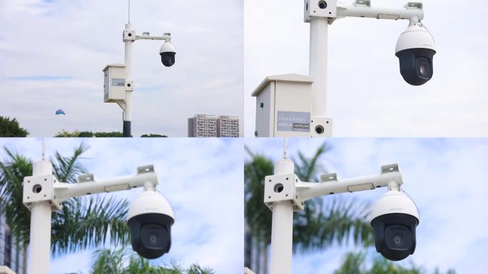 公园道路监控系统摄像头